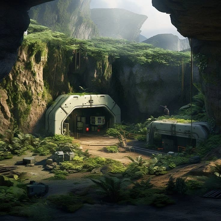 Black Forest battlefield environment