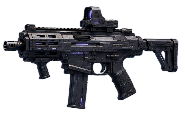 Tactical SMGs Blueprint Render
